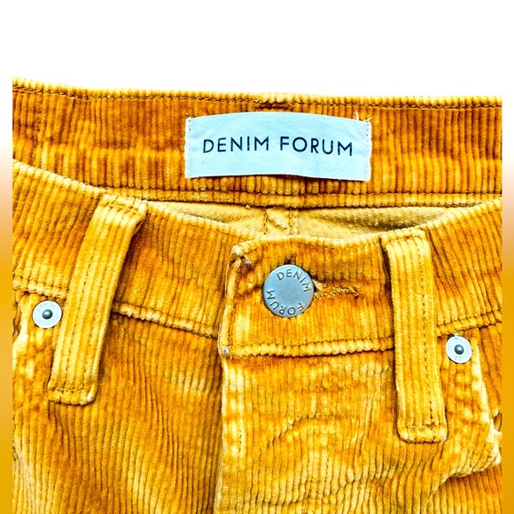 DENIM FORUM TAN CORDUROY PANTS - Picture 2 of 4